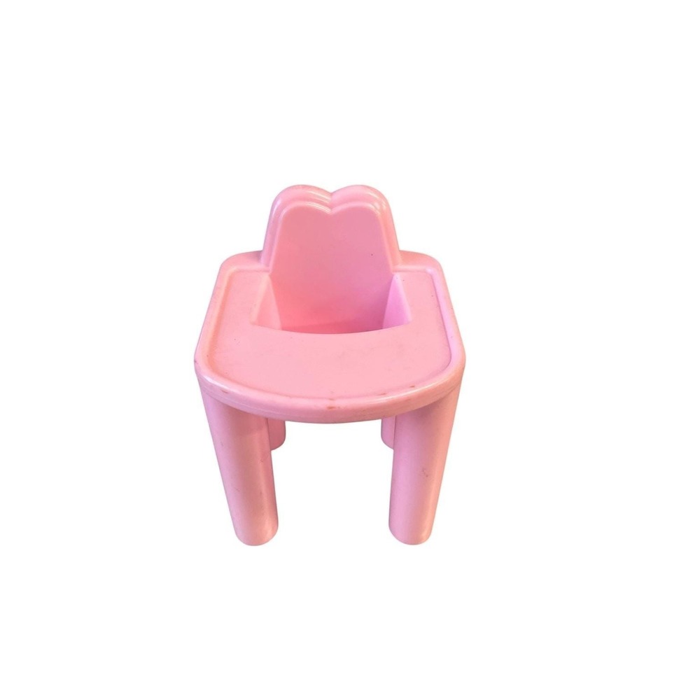 Fisher-Price Loving Family Dollhouse Pink High‎ Chair Furniture Piece